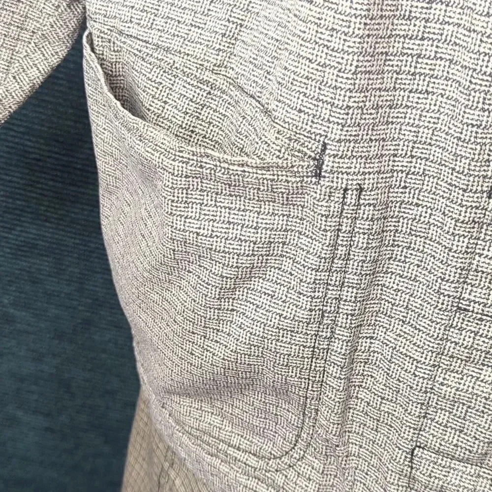 Vintage 80s In-Wear Women's Suit; Skirt & Blazer 100% Cotton - Picture 12 of 16
